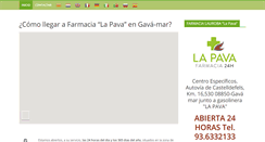 Desktop Screenshot of farmacialapava.com